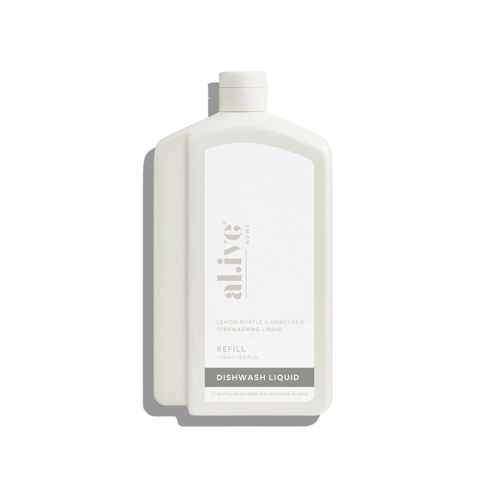 Lemon Myrtle & Honeydew 1L Dish Wash Refill - al.ive body