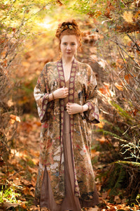 'Dream Weaver' Kimono Duster Robe with Zodiac Signs - Market of Stars