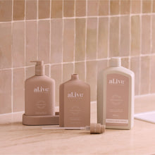 Load image into Gallery viewer, Apricot &amp; Sweet Fig 1L Wash Refill - al.ive body