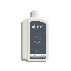 Coconut & Wild Orange 1L Wash Refill - al.ive body
