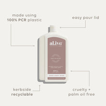 Load image into Gallery viewer, Raspberry Blossom &amp; Juniper 1L Wash Refill - al.ive body