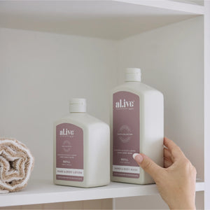 Raspberry Blossom & Juniper 1L Wash Refill - al.ive body