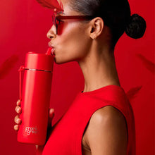 Load image into Gallery viewer, Atomic Red Ceramic Reusable Bottle 20oz/595ml with Flip Straw Lid - Frank Green