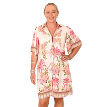 Load image into Gallery viewer, 'Aria" Dress in Bon Voyage print -Palm Cove