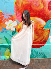 Load image into Gallery viewer, White Lace Trim Maxi Dress - By Frankie