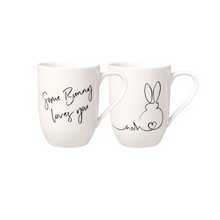 Load image into Gallery viewer, 2pc Easter Bunny Mug Set  - Villeroy &amp; Boch