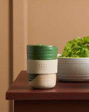 Load image into Gallery viewer, Green Dipped 350ml Travel Mug / The Wanderer - Robert Gordon