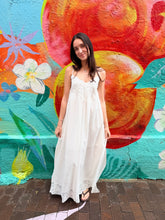 Load image into Gallery viewer, White Lace Trim Maxi Dress - By Frankie