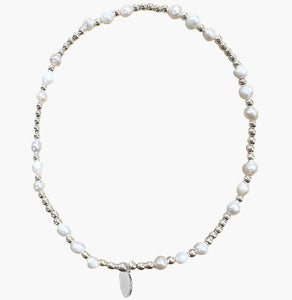 3 Pearl Silver Bracelet