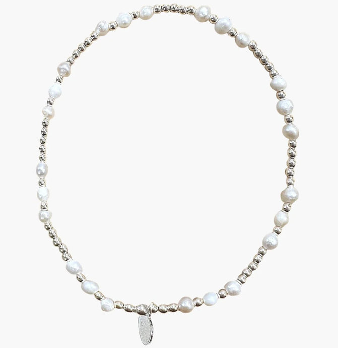 3 Pearl Silver Bracelet