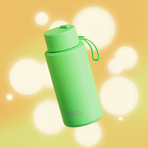 Aurora Glow 34oz/1L GLOW Bottle with Flip Straw Lid - Frank Green