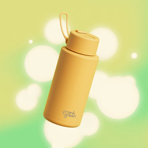 Solar Glow 34oz/1L GLOW Bottle with Flip Straw Lid - Frank Green