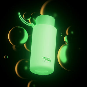 Solar Glow 34oz/1L GLOW Bottle with Flip Straw Lid - Frank Green