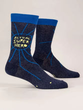 Load image into Gallery viewer, &#39;Actual Super Hero&#39; Men&#39;s Socks