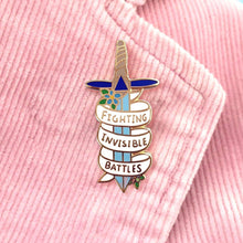 Load image into Gallery viewer, 'Fighting Invisible Battles' Lapel Pin