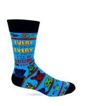 Load image into Gallery viewer, 'Every Move You Make, Every Bite You Take...' Men's Crew Socks