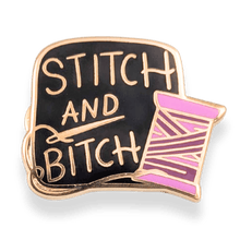 Load image into Gallery viewer, 'Stitch And Bitch' Lapel Pin