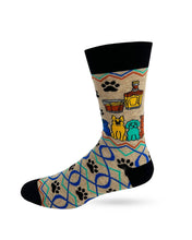 Load image into Gallery viewer, 'It’s Not Drinking Alone if the Dog is Home' Men's Crew Socks