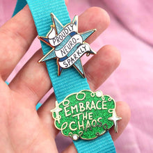 Load image into Gallery viewer, 'Embrace the Chaos' Lapel Pin