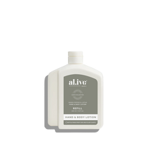 Load image into Gallery viewer, Green Pepper &amp; Lotus 650ml Lotion Refill - al.ive body