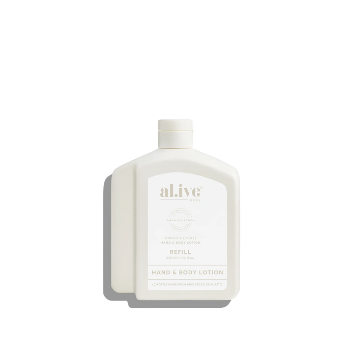 Mango & Lychee 650ml Lotion Refill - al.ive body