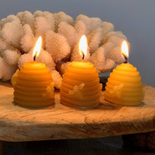 Load image into Gallery viewer, Baby Bee-Hive 100% Pure Beeswax Candle
