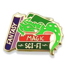 Load image into Gallery viewer, 'Fantasy Magic Scifi' Lapel Pin