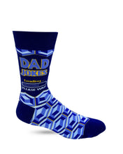 Load image into Gallery viewer, 'Dad Jokes Loading... Please Wait' Men's Crew Socks