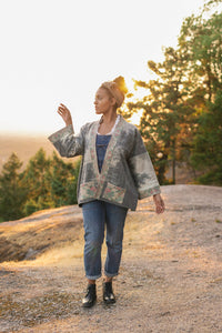 'Still I Rise' Fleece Cottage Cardigan Jacket - Market of Stars
