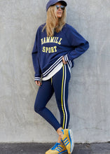 Load image into Gallery viewer, Navy/Yellow '74 Hammill' Sport Legging - Hammill &amp; Co