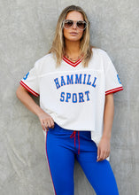 Load image into Gallery viewer, White '74 Hammill' Sport Mesh Tee - Hammill &amp; Co