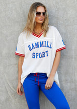 Load image into Gallery viewer, White '74 Hammill' Sport Mesh Tee - Hammill &amp; Co