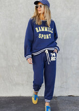 Load image into Gallery viewer, Navy '74 Hammill' Sport Track Pants - Hammill &amp; Co
