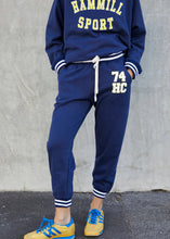 Load image into Gallery viewer, Navy '74 Hammill' Sport Track Pants - Hammill &amp; Co