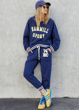 Load image into Gallery viewer, Navy '74 Hammill' Sport Track Pants - Hammill &amp; Co