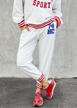 Load image into Gallery viewer, Oatmeal '74 Hammill' Sport Track Pants - Hammill &amp; Co