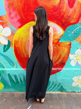 Load image into Gallery viewer, Black Lace Strap Maxi Dress - By Frankie