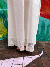 Load image into Gallery viewer, White Lace Trim Maxi Dress - By Frankie
