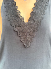 Load image into Gallery viewer, Black Lace Strap Maxi Dress - By Frankie