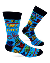 Load image into Gallery viewer, 'Every Move You Make, Every Bite You Take...' Men's Crew Socks
