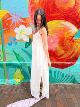 Load image into Gallery viewer, White Lace Trim Maxi Dress - By Frankie
