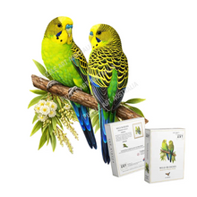 Load image into Gallery viewer, Wild Budgies Wooden Puzzle