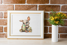 Load image into Gallery viewer, A4 Bunny Delight Wooden Puzzle