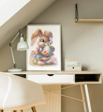 Load image into Gallery viewer, A4 Bunny Hunt Wooden Puzzle