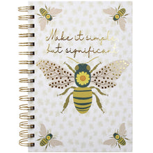 Load image into Gallery viewer, &#39;Bee Significance&#39; A5 Notebook