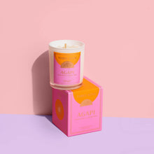 Load image into Gallery viewer, Agapi Creamy Vanilla + Caramel Frost Crystal Mini Candle