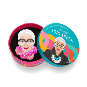 Pretty in Pom Poms Iris Brooch - Erstwilder x Iris Apfel