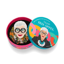 Load image into Gallery viewer, Adorned in Feathers Iris Brooch - Erstwilder x Iris Apfel