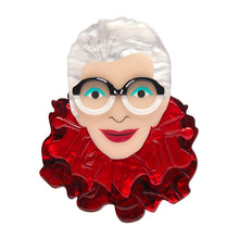 Load image into Gallery viewer, The Face of Style Iris Brooch - Erstwilder x Iris Apfel