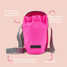 Load image into Gallery viewer, Pink Hype Water Bottle Phone Bag